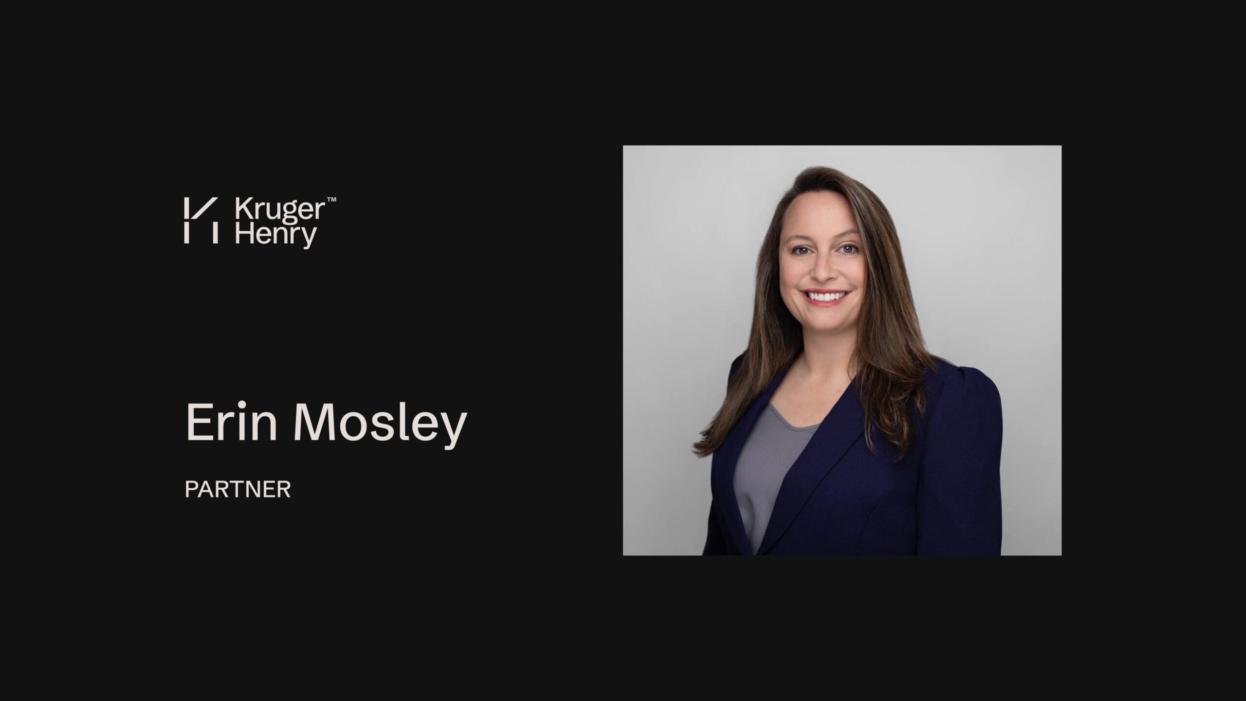 Welcome to the Team: Introducing KrugerHenry Partner Erin Mosley